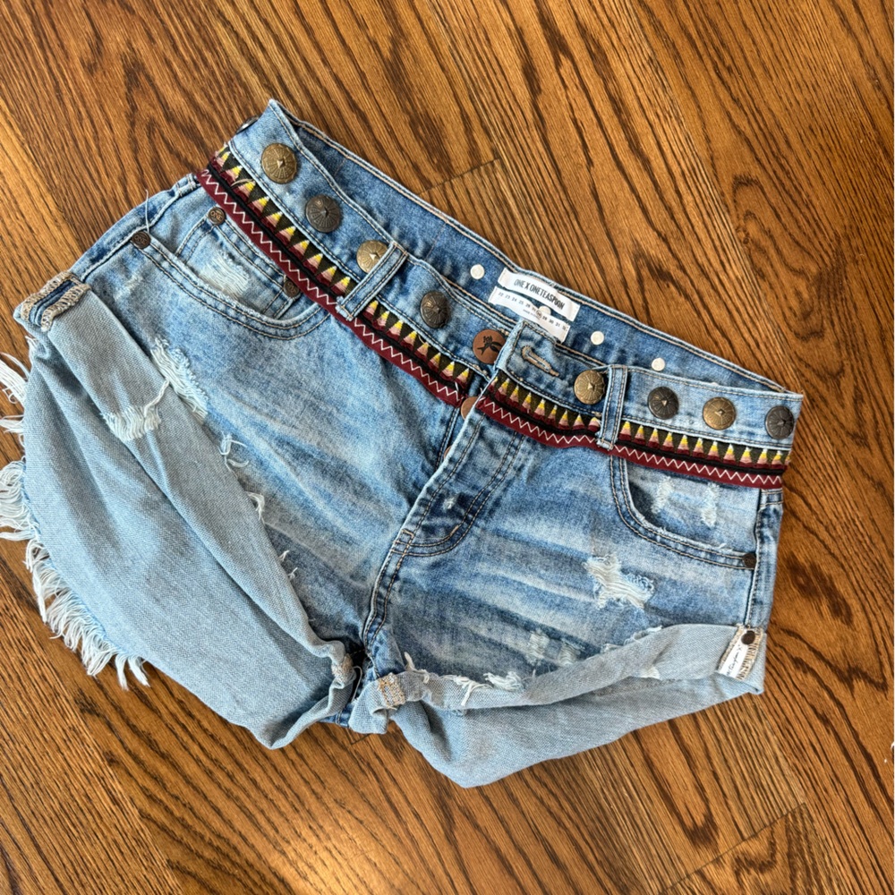 One Teaspoon Jean Shorts